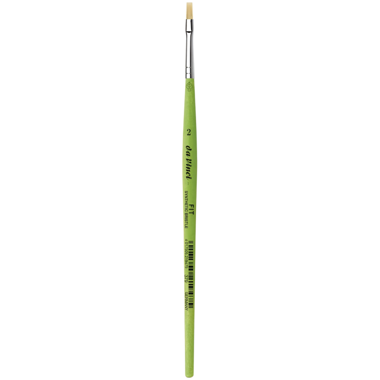2 DA VINCI BRUSH FIT SYNTHETICS BRISTLE 379 FLAT No. 2 - Εικόνα 1