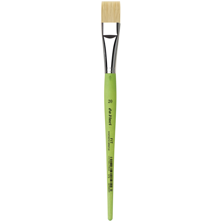 20 DA VINCI BRUSH FIT SYNTHETICS ΤΡΙΧΕΣ 379 FLAT No. 20 - Εικόνα 1