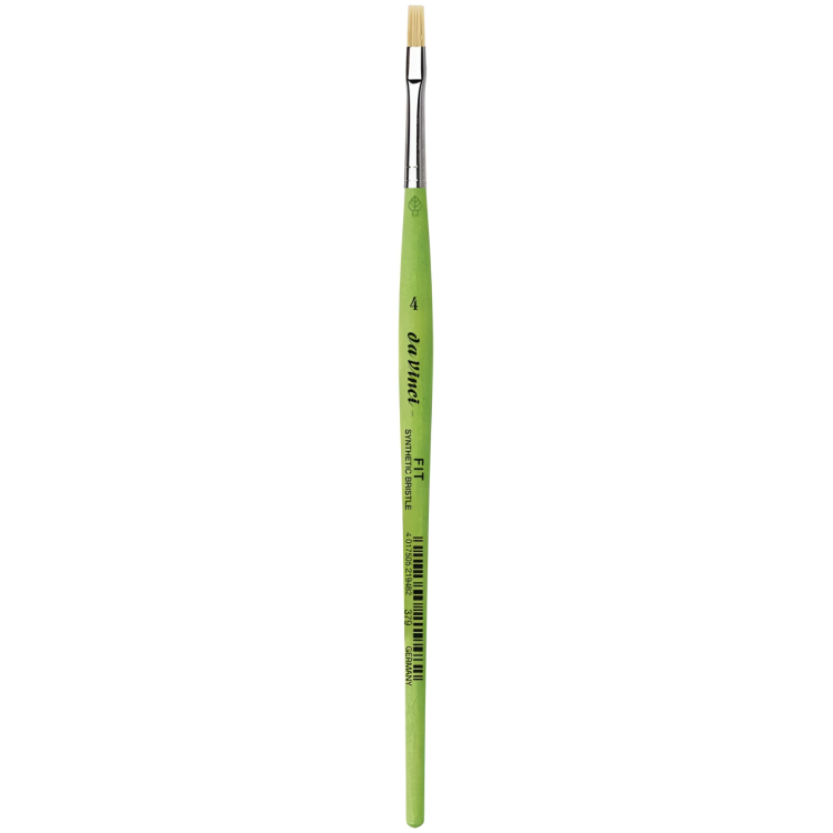 4 DA VINCI BRUSH FIT SYNTHETICS ΤΡΙΧΕΣ 379 FLAT No. 4 - Εικόνα 1