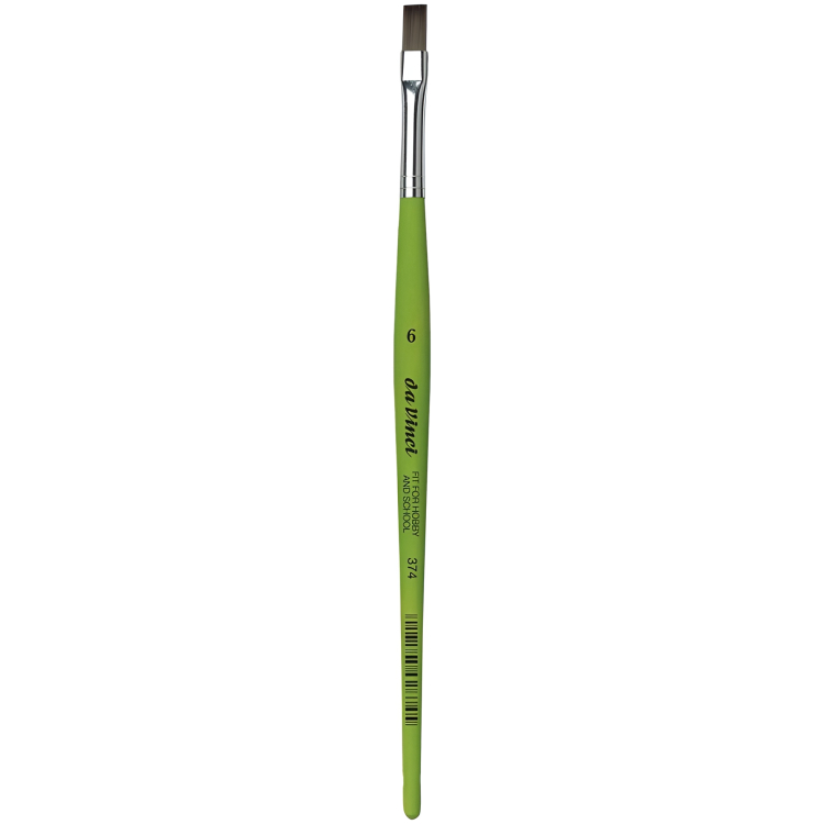 6.jpg DA VINCI BRUSH FIT ΣΥΝΘΕΤΙΚΑ 374 FLAT No6 - Εικόνα 1