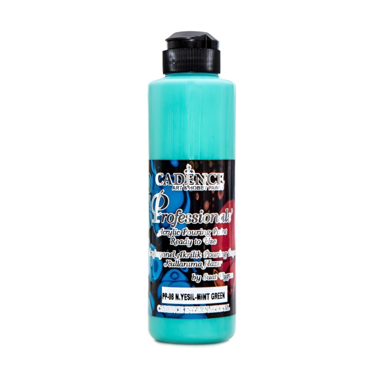 8699036768316 CADENCE ΑΚΡΥΛΙΚΌ ΧΎΝΟΝΤΑΣ ΧΡΏΜΑ 250 ML. - ΜΈΝΤΑ ΠΡΆΣΙΝΟ PP-08 - Εικόνα 1