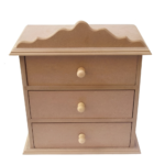 NEWART MDF ΚΟΥΤΊ ΜΕ 3 ΣΥΡΤΆΡΙΑ 26/21/13.5 CM - KU 274