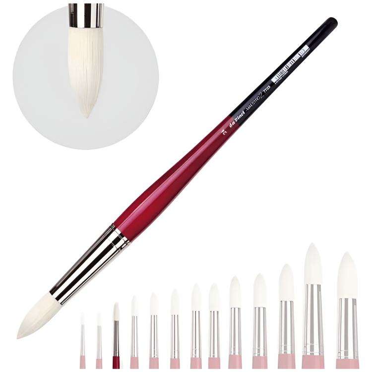 Μαέστρος 4 DA VINCI ΒΟΥΡΤΣΕΣ ΤΡΙΧΕΣ,MAESTRO 2 7723 ROUND No4 - Εικόνα 1
