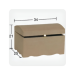 NEWART MDF ΣΕΝΤΟΎΚΙ 34/25/21CM - SA 412