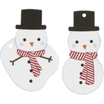 CREATIV CHRISTMAS TAGS 10ΤΜΧ. ΧΙΟΝΆΝΘΡΩΠΟΣ - 51016