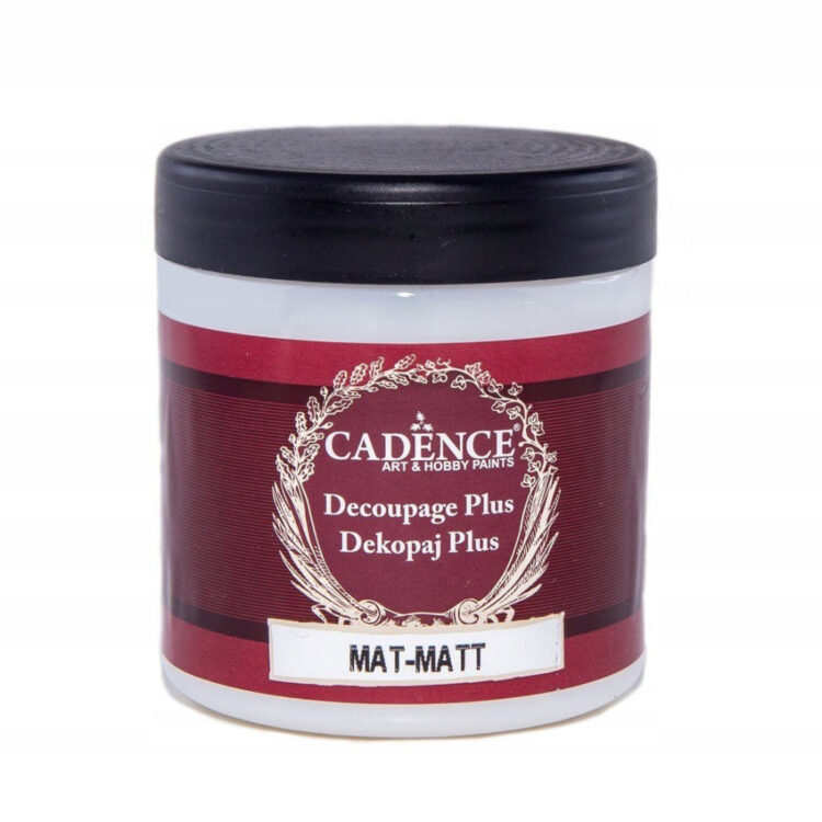 CADENCE DECOUPAGE PLUS ΚΌΛΛΑ + DECOUPAGE ΒΕΡΝΊΚΙ 250ML. ΜΑΤ - Εικόνα 1