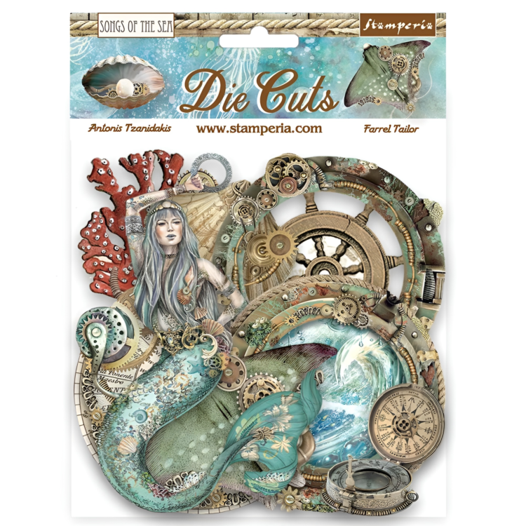 DFLDC84 STAMPERIA ΤΡΑΓΟΎΔΙΑ ΤΗΣ ΘΆΛΑΣΣΑΣ DIE CUTS DFLDC84 - Εικόνα 1