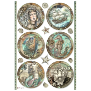 STAMPERIA ΤΡΑΓΟΎΔΙΑ ΤΗΣ ΘΆΛΑΣΣΑΣ DECOUPAGE ΧΑΡΤΊ Α4 - DFSA4812