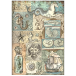 STAMPERIA ΤΡΑΓΟΎΔΙΑ ΤΗΣ ΘΆΛΑΣΣΑΣ DECOUPAGE ΧΑΡΤΊ Α4 - DFSA4813
