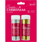 DOCRAFTS GLITTER ΨΙΛΟ 2X25 G ΧΡΥΣΌ ΚΑΙ ΑΣΉΜΙ - PMA 401902