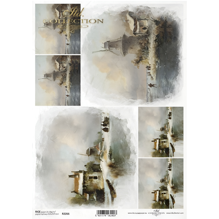 ITD COLLECTION DECOUPAGE ΡΙΖΌΧΑΡΤΟ A4 - R2266 - Εικόνα 1