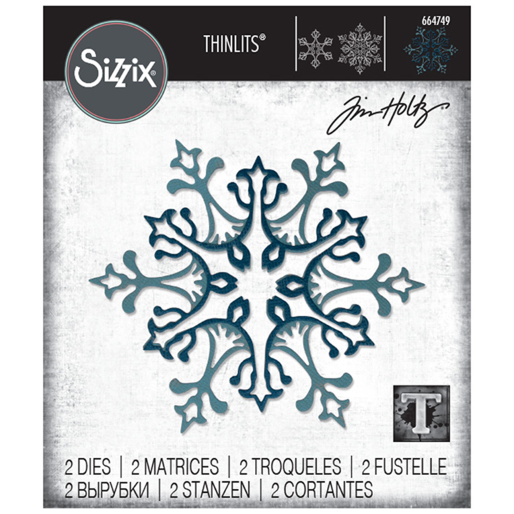 630454264798.jpg SIZZIX THINLITS CUT DIES - ΕΚΠΛΗΚΤΙΚΉ ΝΙΦΆΔΑ ΧΙΟΝΙΟΎ - Εικόνα 1