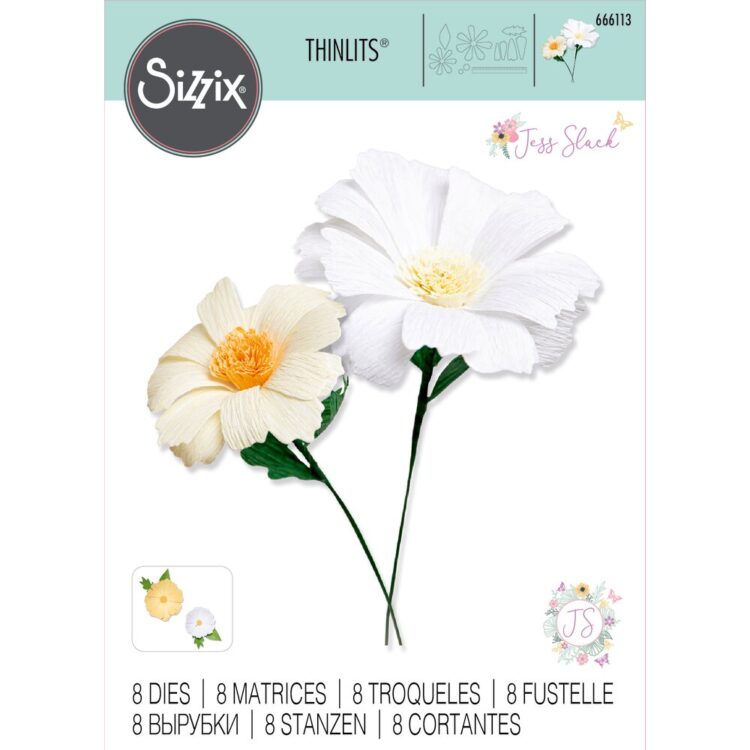 ΜΉΤΡΕΣ ΚΟΠΉΣ SIZZIX THINLITS - DAISY FLOWER MIX - Εικόνα 1