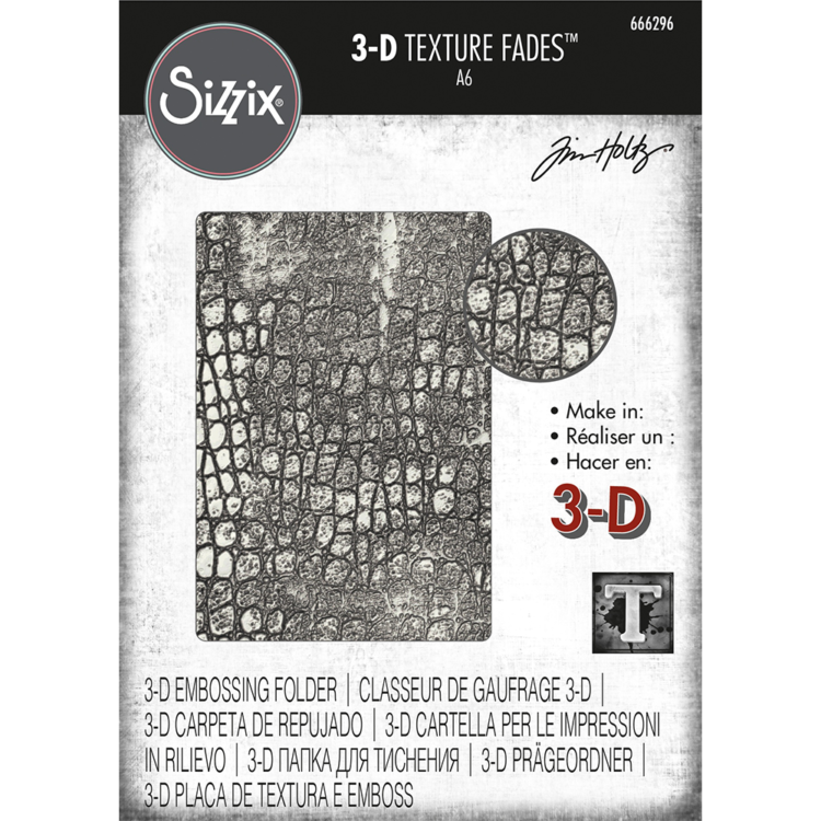 666296 SIZZIX ΑΝΆΓΛΥΦΟΙ ΦΆΚΕΛΟΙ 3D - ΕΡΠΕΤΌ - Εικόνα 1