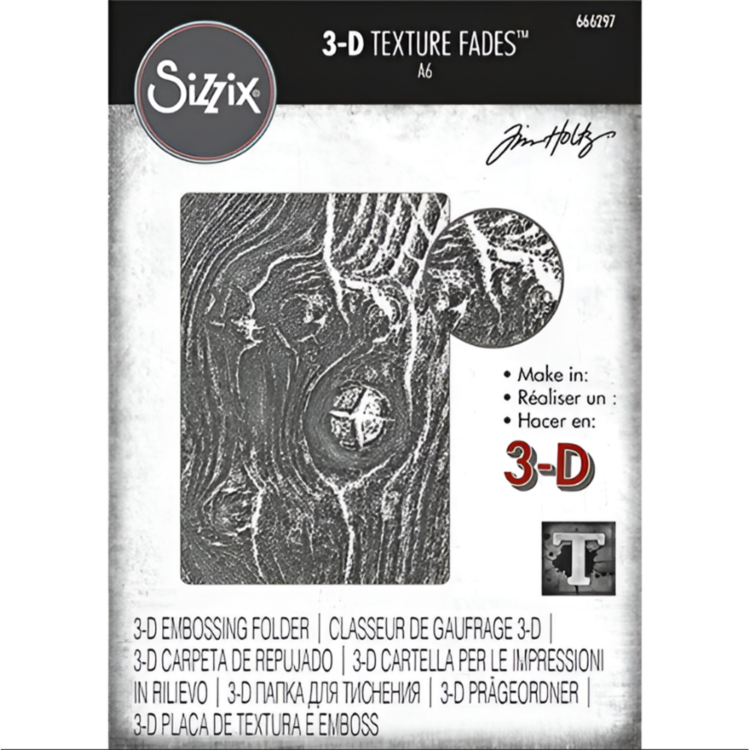 666297.jpg ΦΆΚΕΛΟΙ ΑΝΑΚΟΎΦΙΣΗΣ SIZZIX 3D - WOODGRAIN - Εικόνα 1