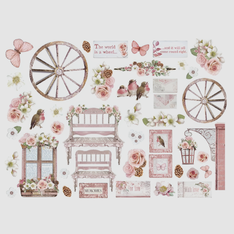 DFLDC80.jpg STAMPERIA ROSELAND DIE CUTS DFLDC80 - Εικόνα 1