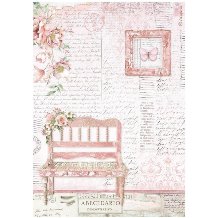 DFSA4781 STAMPERIA ROSELAND DECOUPAGE ΡΙΖΌΧΑΡΤΟ A4 - DFSA4781 - Εικόνα 1