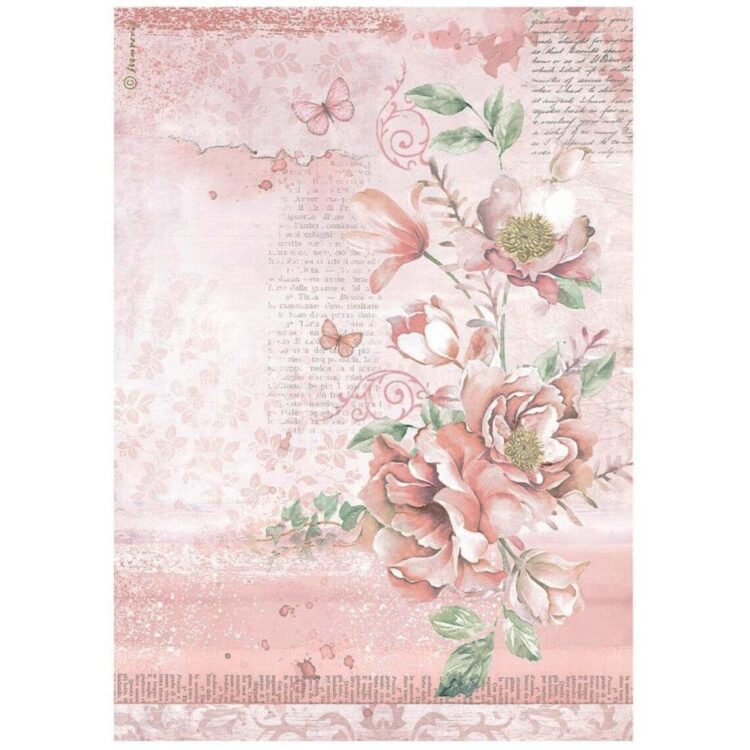 DFSA4783 STAMPERIA ROSELAND DECOUPAGE ΡΙΖΌΧΑΡΤΟ A4 - DFSA4783 - Εικόνα 1