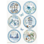 STAMPERIA BLUE LAND DECOUPAGE ΡΙΖΌΧΑΡΤΟ A4 - DFSA4788