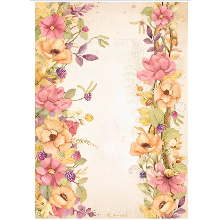 DFSA4818 STAMPERIA WOODLAND DECOUPAGE ΡΙΖΌΧΑΡΤΟ A4 - DFSA4818 - Εικόνα 1