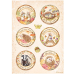 STAMPERIA WOODLAND DECOUPAGE ΡΙΖΌΧΑΡΤΟ A4 - DFSA4819