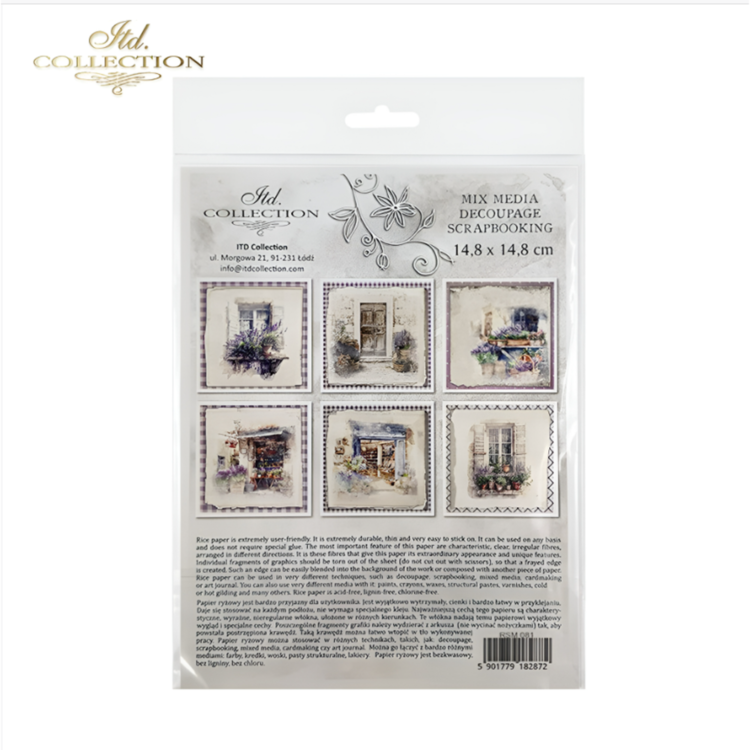 ITD COLLECTION ΜΙΝΙ ΡΙΖΌΧΑΡΤΟ K-CT 6ΤΜΧ 14.8X14.8CM - RSM081 - Εικόνα 2