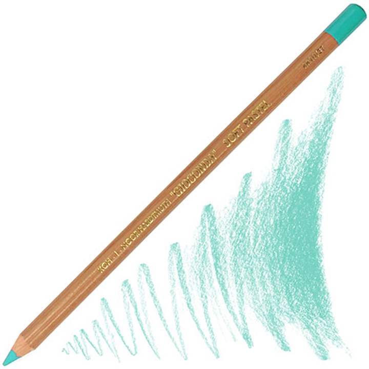 Quality Art Supply KOH-I-NOOR ΠΑΣΤΈΛ ΜΟΛΎΒΙΑ - VIRIDIAN GREEN LIGHT 37 - Εικόνα 1