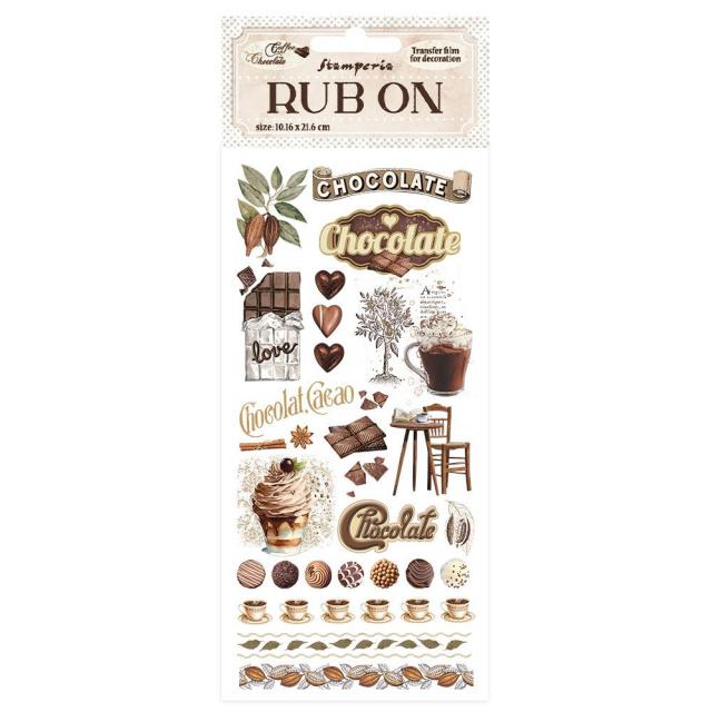 DFLRB59_1 STAMPERIA COFFEE AND CHOCOLATE ΤΡΊΨΤΕ ΣΤΙΣ 10,16/21,6CM - DFLRB59 - Εικόνα 1