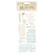 STAMPERIA ΠΟΛΥΤΙΜΑ ΑΥΤΟΚΟΛΛΗΤΑ RUB ON 10,16/21,6CM - DFLRB62