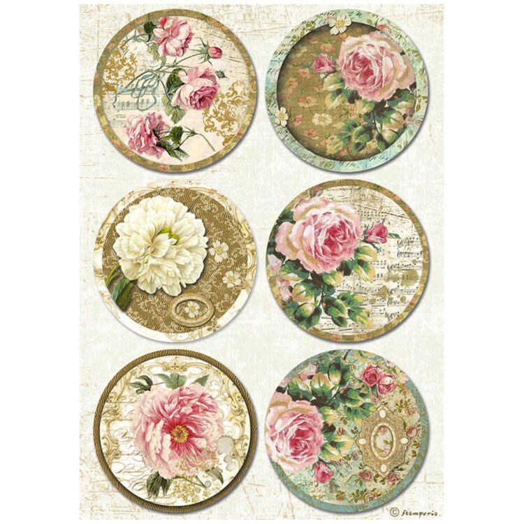 DFSA4828_1 STAMPERIA PRECIOUS DECOUPAGE PAPER A4 - DFSA4828 - Εικόνα 1