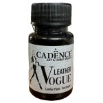 CADENCE ΑΚΡΥΛΙΚΌ ΔΕΡΜΆΤΙΝΟ ΧΡΏΜΑ VOGUE 50ML. - ΜΑΎΡΟ LVM-09