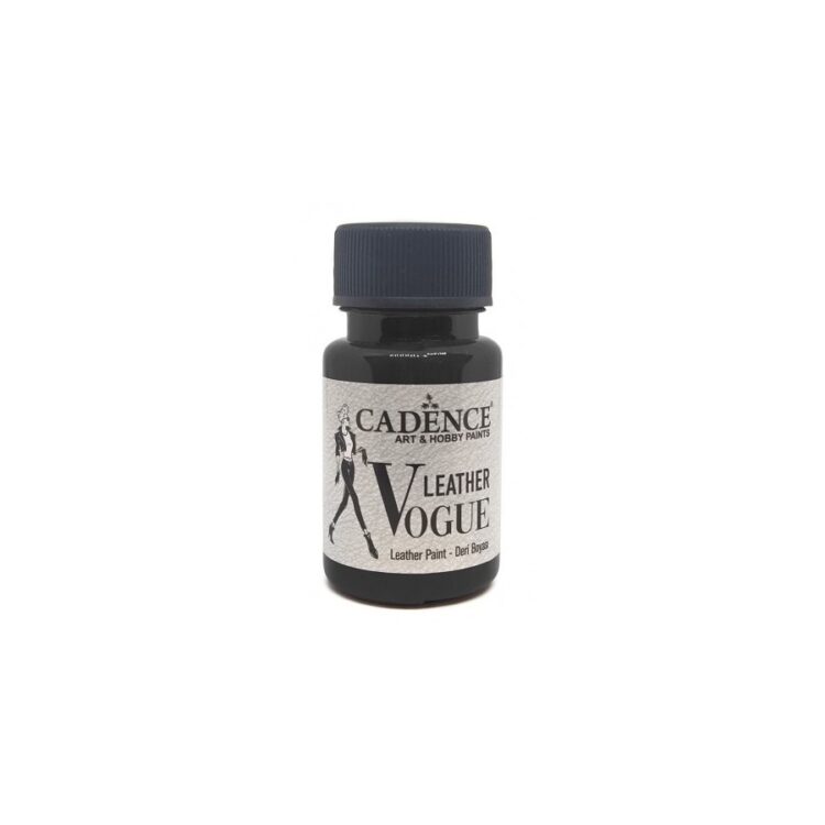 120031 CADENCE ΑΚΡΥΛΙΚΌ ΔΕΡΜΆΤΙΝΟ ΧΡΏΜΑ VOGUE 50ML. - ΜΑΎΡΟ LV-12 - Εικόνα 1