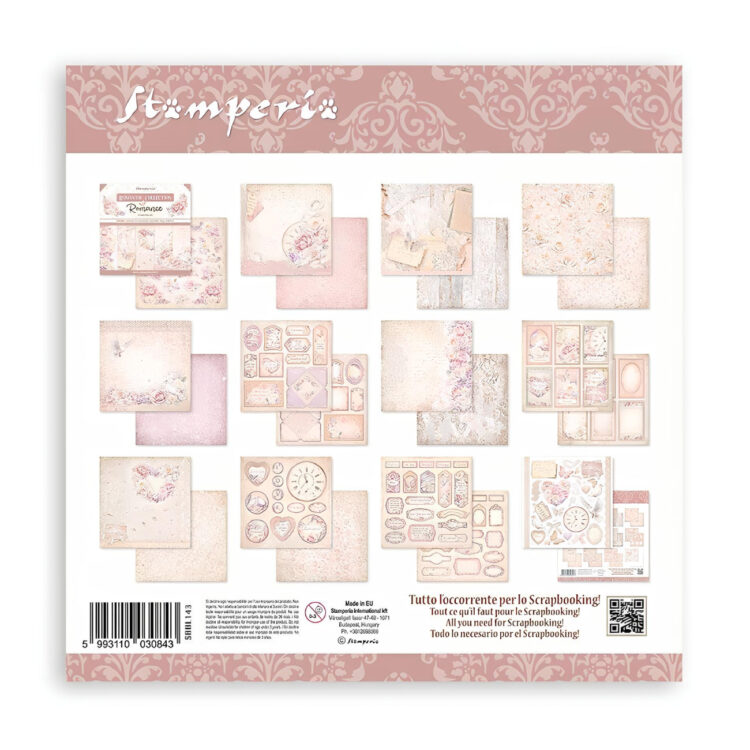 STAMPERIA ROMANCE ΓΙΑ ΠΑΝΤΑ ΜΠΛΟΚ 30.5/30.5CM - SBBL146 - Εικόνα 2