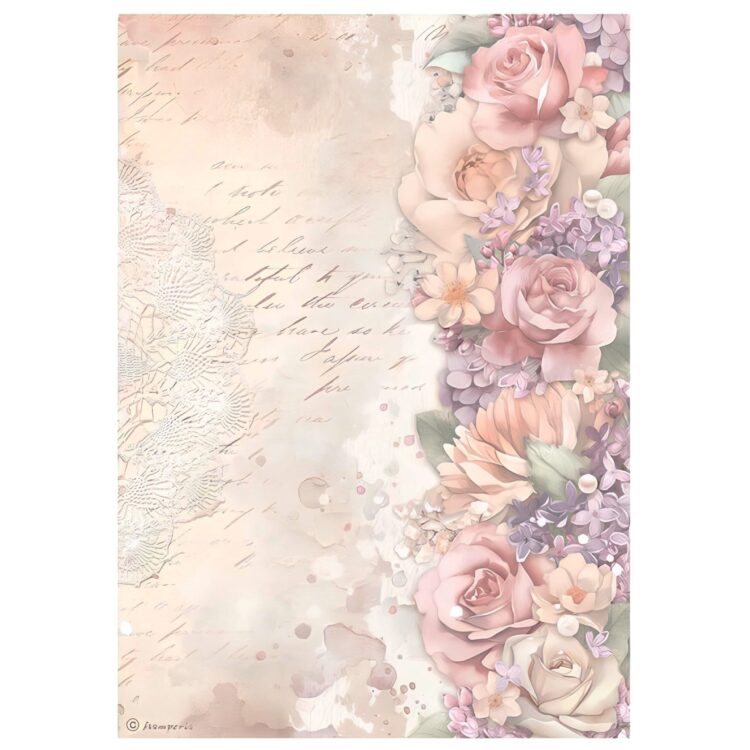483200 STAMPERIA ROMANCE FOREVER DECOUPAGE ΧΑΡΤΙ Α4 - DFSA4832 - Εικόνα 1