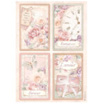 STAMPERIA ROMANCE FOREVER DECOUPAGE ΧΑΡΤΙ Α4 - DFSA4833