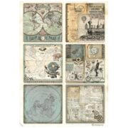 STAMPERIA VOYAGES FANTASTIQUE DECOUPAGE ΧΑΡΤΊ A4 - DFSA4839