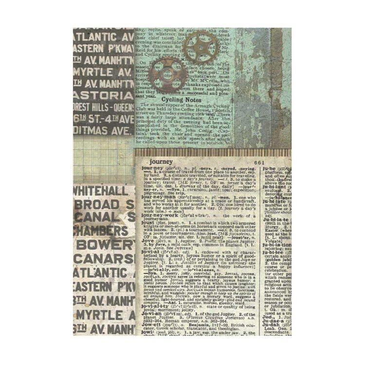 STAMPERIA VOYAGES FANTASTI DECOUPAGE ΧΑΡΤΙ 8ΤΜΧ A6 DFSAK6015 - Εικόνα 7