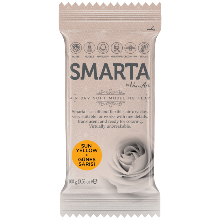 100γρ 612939 SMARTA ΑΥΤΟΞΗΡΑΝΤΟΎΜΕΝΟΣ ΠΗΛΌΣ 100 G - SUN YELLOW 18 - Εικόνα 1