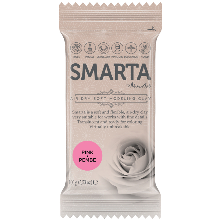 100γρ 612943 SMARTA ΑΥΤΟΞΕΡΑΙΝΌΜΕΝΟΣ ΠΗΛΌΣ 100 G - ΡΟΖ 23 - Εικόνα 1