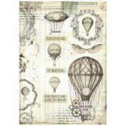 STAMPERIA VOYAGES FANTASTIQUE DECOUPAGE ΧΑΡΤΊ A4 - DFSA4838