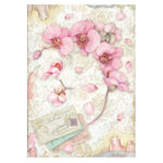 STAMPERIA ΟΡΧΙΔΈΕΣ ΚΑΙ ΓΆΤΕΣ DECOUPAGE ΧΑΡΤΊ A4 - DFSA4847
