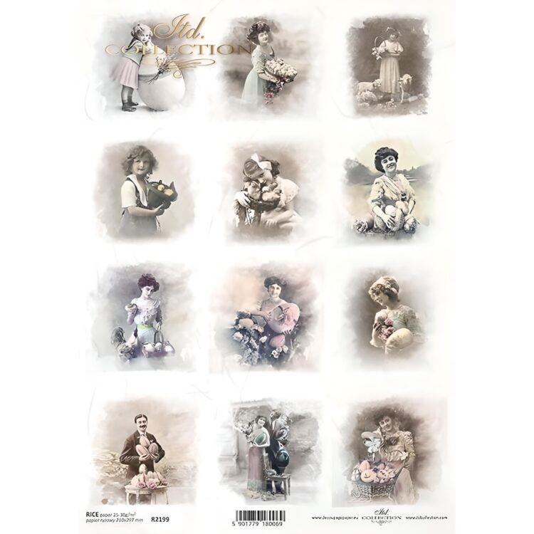 ITD COLLECTION DECOUPAGE ΡΙΖΌΧΑΡΤΟ A4 - R2199 - Εικόνα 1