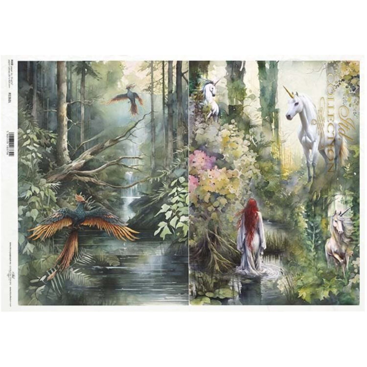597162 ITD COLLECTION DECOUPAGE ΡΙΖΌΧΑΡΤΟ A3 - R1162L - Εικόνα 1