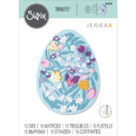 SIZZIX CUT DIES - ΠΕΡΊΠΛΟΚΟ FLORAL ΠΑΣΧΑΛΙΝΌ ΑΥΓΌ