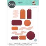 SIZZIX CUT DIES -VINTAGE ΕΤΙΚΈΤΕΣ & BANNERS 66250