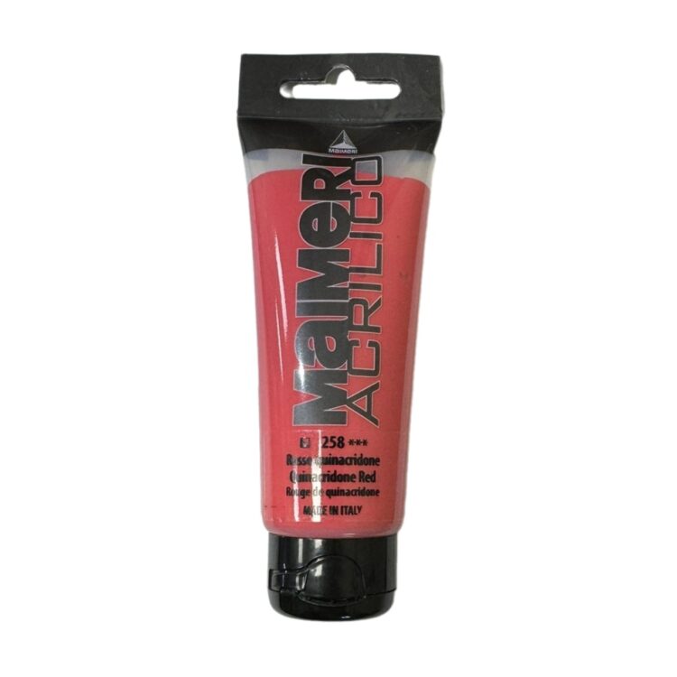 916258 MAIMERI ΑΚΡΥΛΙΚΌ ΧΡΏΜΑ ACRILICO 75 ML. - ΚΙΝΑΚΡΙΔΌΝΗ ΚΌΚΚΙΝΟ - Εικόνα 1