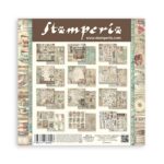 ΜΠΛΟΚ ΜΠΡΟΚΑΝΤΕ STAMPERIA 30,5/30,5 CM -SBBL150 - Εικόνα 2