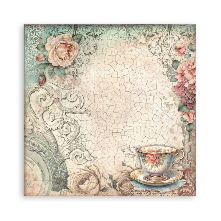 ΜΠΛΟΚ ΜΠΡΟΚΑΝΤΕ STAMPERIA 30,5/30,5 CM -SBBXLB14 - Εικόνα 3