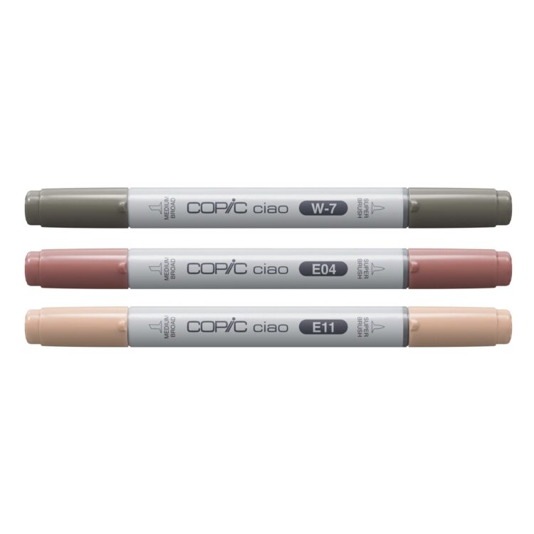 ΣΕΤ COPIC CIAO - ΖΕΣΤΉ ΠΑΛΈΤΑ 3 ΧΡΩΜΆΤΩΝ - Εικόνα 3