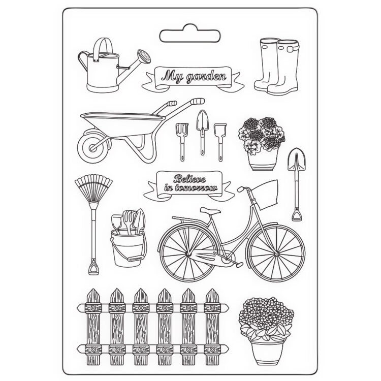 566100 STAMPERIA GARDEN SOFT MOULD A5 - K3PTA5661 - Εικόνα 1
